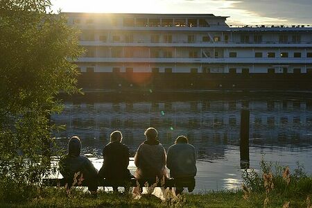 On the banks of the Volga, Tver region