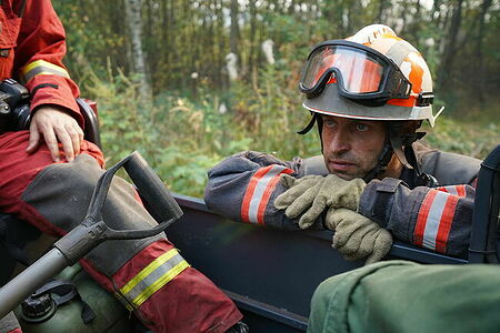 Grigory Kuksin, head of the fire department of the Russian branch of Greenpeace