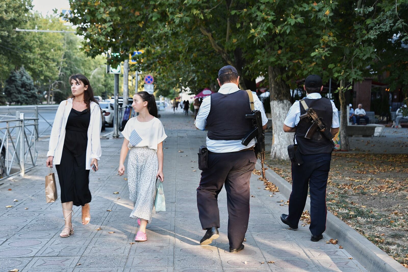 Photojournalist Anastasia Tsitsinova. Russia. Untitled Police in Makhachkala, Republic of Dagestan