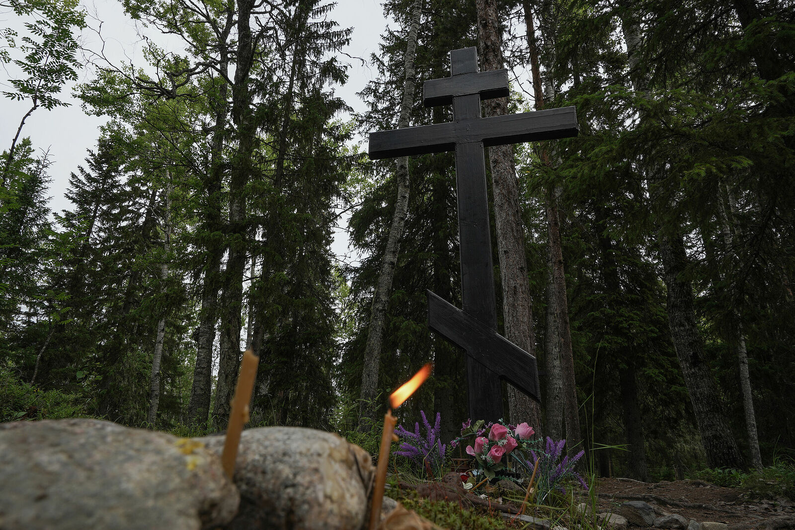 Photojournalist Anastasia Tsitsinova. Russia. Untitled Mass graves of prisoners of a forced labor camp on the Solovetsky archipelago